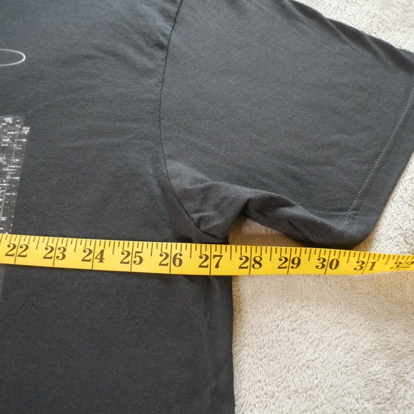 Chicago City Skyline Lights At Night Graphic T-Shirt Men’s 3XL Black Cityscape - Picture 9 of 12